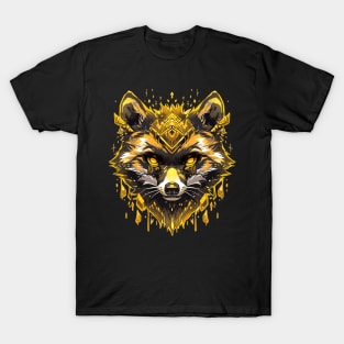 gold raccoon T-Shirt